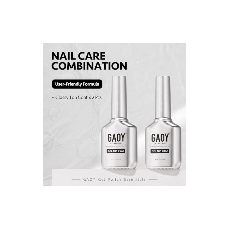 GAOY - 2 piezas de 16 ml de capa superior