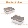 PHMING 316 Stainless Steel Food Storage Containers Set - 2