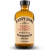 Happy Home Premium Natural Peach Flavor - Certified Kosher, 4