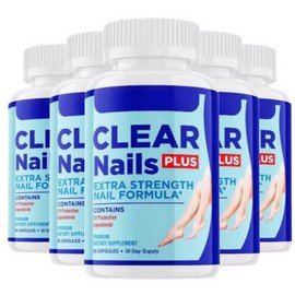 Clear Nails Plus Probiotics Healthy Nails Organic Supplement 300 Capsules 5-Pack