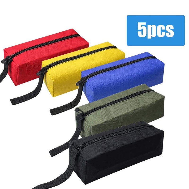 HunterBee Bank Bag Tool Bag Small Waterproof Zip Multi-Purpose Canvas