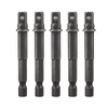 Biaungdo Square Socket Bit Adapter, 5 Pcs 1/4 Hex Impact