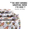 Otter Birthday Wrapping Paper For Men Women - 6 Sheets
