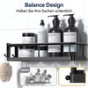 YASONIC Shower Shelf No Drilling Bathroom Organiser, Shower Shelf No