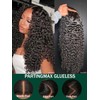 KLAIYI Curly Bye Bye Knots Glueless Wig Human Hair Pre
