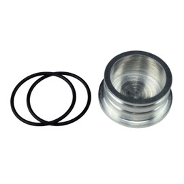 ICT Billet Duramax Turbo Diesel 2004.5-10 LBZ LLY LMM Mouth Piece Resonator Noise Reduction Plug Cover Cap 6.6L Seal Billet Aluminum Made in America ICT Billet 551503