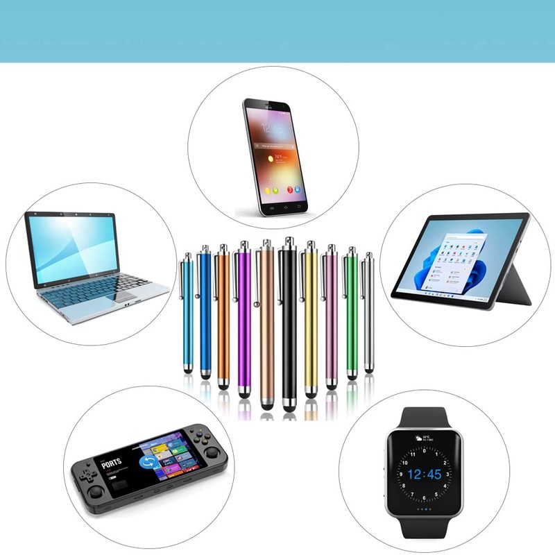 Stylus Pen Set of 10 for Smartphones, iPads, iPhones, Android