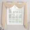 Megachest TAILORED VOILE WINDOW SCARF PELMET (mink, 56"X197"X1 Panel)
