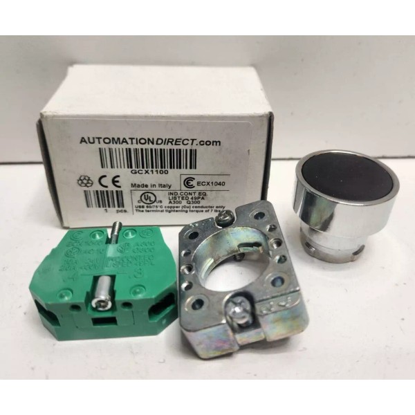 AutomationDirect NEW OLD STOCK! AUTOMATION DIRECT BLACK N.O. FLUSH MOMENTARY