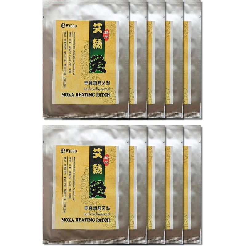 Wabbo - Moxa Heating Patch - 10 Patches Per Box