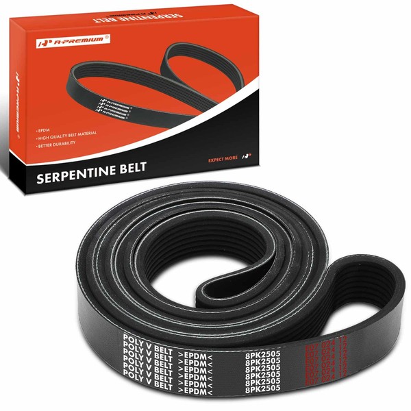 A-Premium Engine Serpentine Drive Belt Compatible with International Harvester 2574,