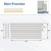 Neoaider Slatwall Panel 4 FT x 2 FT, Interlocking Slat