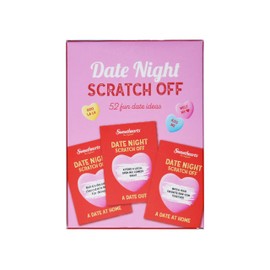 SWEETHEARTS 52 Date Night Ideas Scratch Off Card Game | Perfect Couple Gifts for Her or Him | Romantic and Fun Present for Boyfriend, Girlfriend, Wife, Husband, Engagement, Birthday or Anniversaries