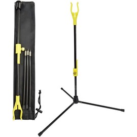 Archery Bow Stand Fiber Glass Lightweight Bow Holder Rack Legs for Recurve & Compound Bow