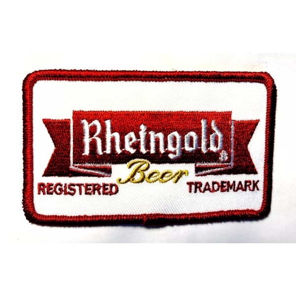 Rheingold patch rheingold beer vintage beer patch 4" wide, iron
