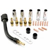24PCS/Set 15AK Torch Consumable Electrode Guard Cup Link Rod Tips