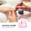 FOMIYES Versatile Crystal Nail Dappen Cup for Acrylic Nails Art