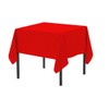 Pomp Red 52" x 52" Inch Square Premium Polyester Tablecloth