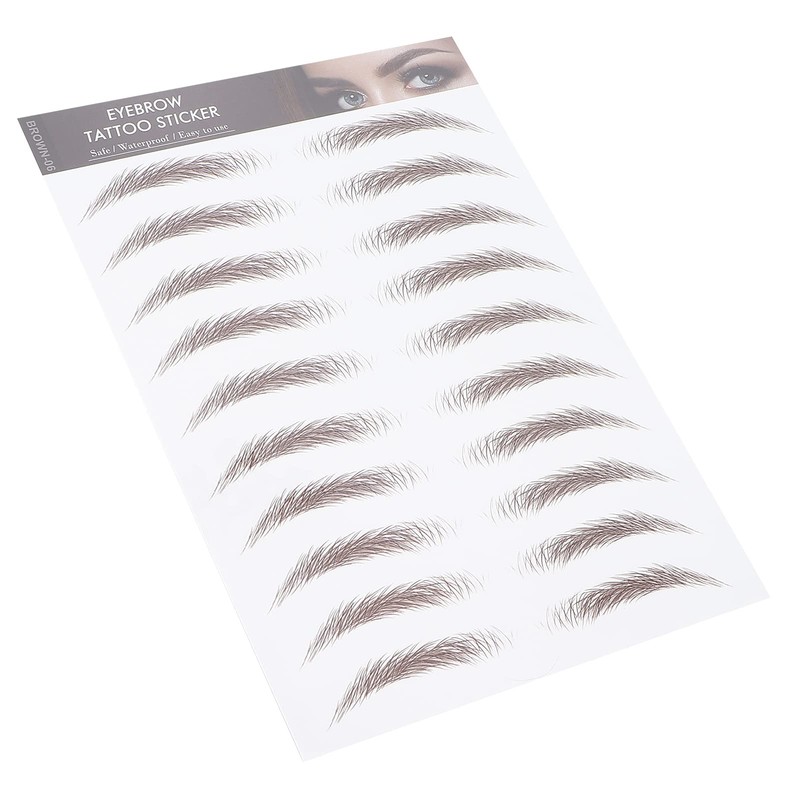 6D Eyebrow Tattoo Sticker, Professional Waterproof Eyebrow Transfer Sticker, Eyebrow