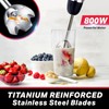 Mueller Multistick 800W 4-in-1 Immersion Blender Handheld, 12 Speed Hand