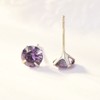 Silver Stud Earrings for Women - S925 Sterling Silver Cubic