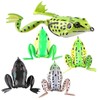 Weedless Topwater Frog Lures - 5PCS Hollow Body Frog Lures