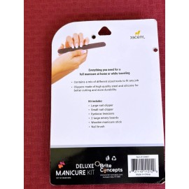 Jacent Deluxe Manicure Kit 7 Pieces ---Brand New --  Jacent  ( PURPLE )