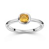 MATERIA by Matthias Wagner Square Gemstone Ring 925 Silver for