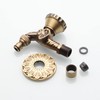Antique Brass Faucet Bathroom Wall Mounted Washing Machine Faucet Outdoor