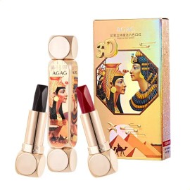 Nuevo Lápiz Labial De Seis Colores En Uno, Doble Uso Diario Light Coral