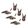 Quality Aftermarket 3 Excavator Bucket Combo, Weld-on Shanks, Rock Teeth