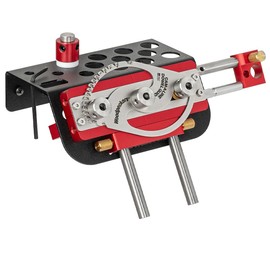 Woodpeckers Cam-A-Line Dowel Jig, 1/4 Inch, USA Made Ultimate Doweling Jig Kit, Variable Spacing & Positive Indexing For Great Dowel Joints