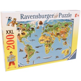 Ravensburger World Map XXL Jigsaw Puzzle (200 Pieces)