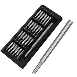 Coufce 24 in 1 Premium Precision Screwdriver Set, Magnetic Small Screwdriver Set for Fixing Electronics, Phone, Watch, Eyeglass, PC Repairing