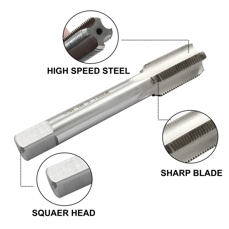 Litoexpe Metric M20 X 1.5mm Tap and Die Set, Right