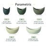 Notakia Salad Decorative Bowls Lotus Shaped Pasta Bowls Dishwasher Safe,