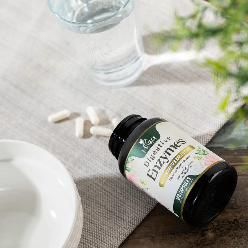 Enzimas Digestivas Plus Prebióticos Y Probióticos 1000 Mg
