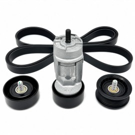 DVeiyQuant Belt Tensioner With Belt With Idler Pulley Fits 2011-2014 Sonata,2012-2014 Tucson,2013-2014 Santa Fe Sport,2011-2015 Kia Optima/Sportage,2014-2015 Sorento 2.0L 2.4L Replacement 2528125000