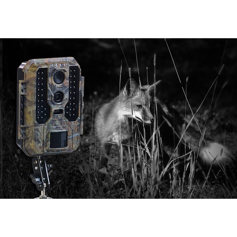 VisorTech Wildlife Cameras: 4K Wildlife Camera with Dual Lens, IR