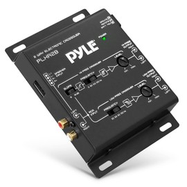 Pyle Electronic Crossover Network - Independent High-Pass/Low-Pass Output Level Controls, Power on LED Indicator, Special and Better Crossover Slope Design (PLXR2B)
