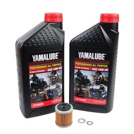 Tusk 4-Stroke Oil Change Kit Yamalube All Purpose 10W-40 - Fits: Yamaha YFZ 450 2004-2005