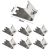 WHPromLang 6 Pcs Freezer Shelf Clip Freezer Shelf Brackets Stainless