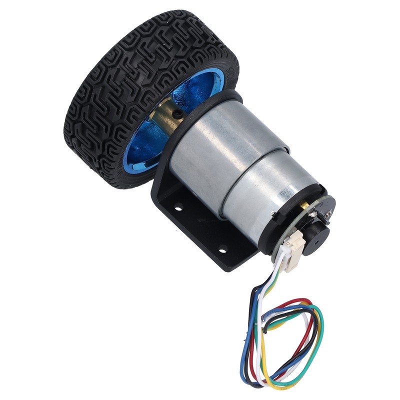 Encoder Motor Set Kit 6mm Shaft with Mounting Bracket for
