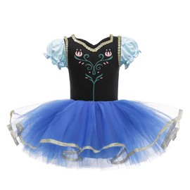 Dressy Daisy Ice Princess Ballet Tutu Dress for Baby Girls Ballerina Dance Costume Outfit Dancewear Size 18-24 Months Dark Blue 075