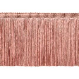 DÉCOPRO Light Rose Pink 4" Chainette Fringe Trim Ballet Slipper [By The Yard]