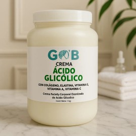 Crema De Ácido Glicólico Ozonizada - Gob - 1 Kilo Neutra