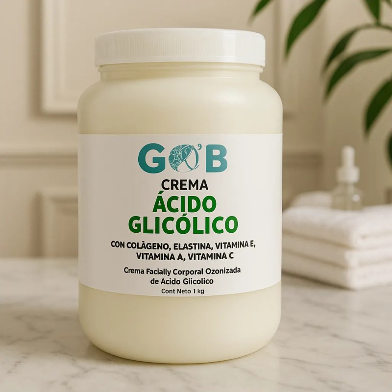 Crema De Ácido Glicólico Ozonizada - Gob - 1 Kilo