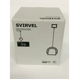 IKEA SVIRVEL White Pendant Lamp Modern Décor NEW 802.808.22