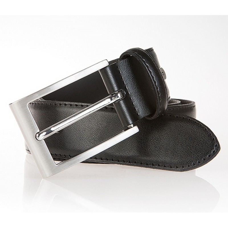 LLOYD Belt mens belt leather belt black 19, Länge:105 cm,