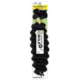Organique Mastermix Shake-N-Go Human Hair Braids - Loose Deep Bulk 18" (Color:COPPER)